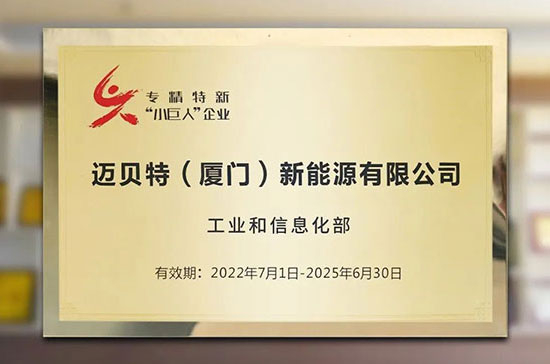 喜訊！oety歐億體育榮獲國(guó)家級(jí)專精特新“小巨人”稱號(hào)