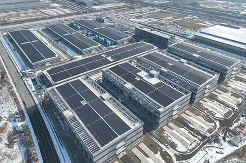 oety歐億體育助力天津高新云數據中心TPO屋頂項目并網發電