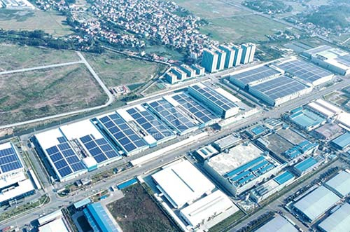 oety歐億體育20MW越南立訊精密分布式光伏項目正式發電