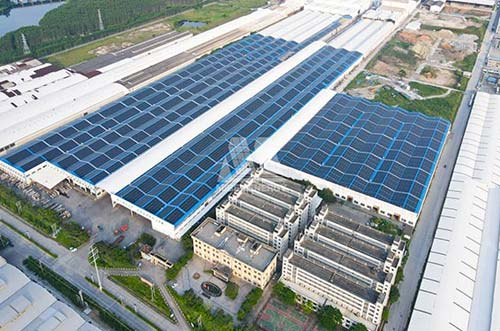 oety歐億體育助力嘉俊陶瓷21.5MW屋頂項目成功發(fā)電！