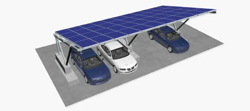 oety歐億體育防水太陽能車棚支架系統